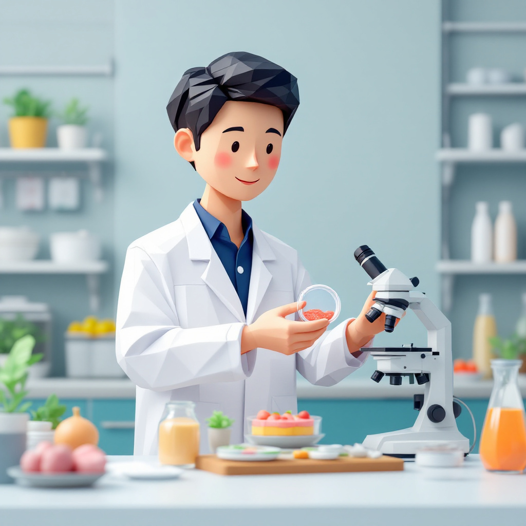 品質管理（QC）のキャラクターイラスト